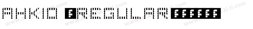 Ahkio 3 Regular字体转换